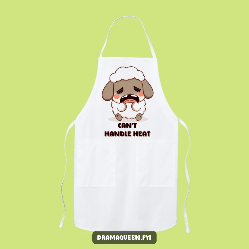Funny Fainting Sheep Apron: Cook with Dramatic Flair, Great Funny Gift