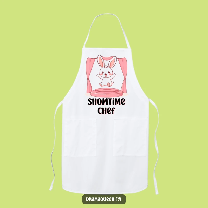 Funny Bunny Stage Apron: Playful Kitchen Gear for Star Chefs!