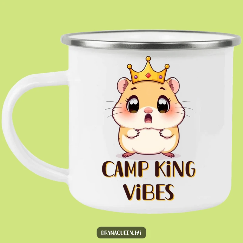 Funny Hamster Campfire Mug: Enjoy Royal Mishaps Hilariously
