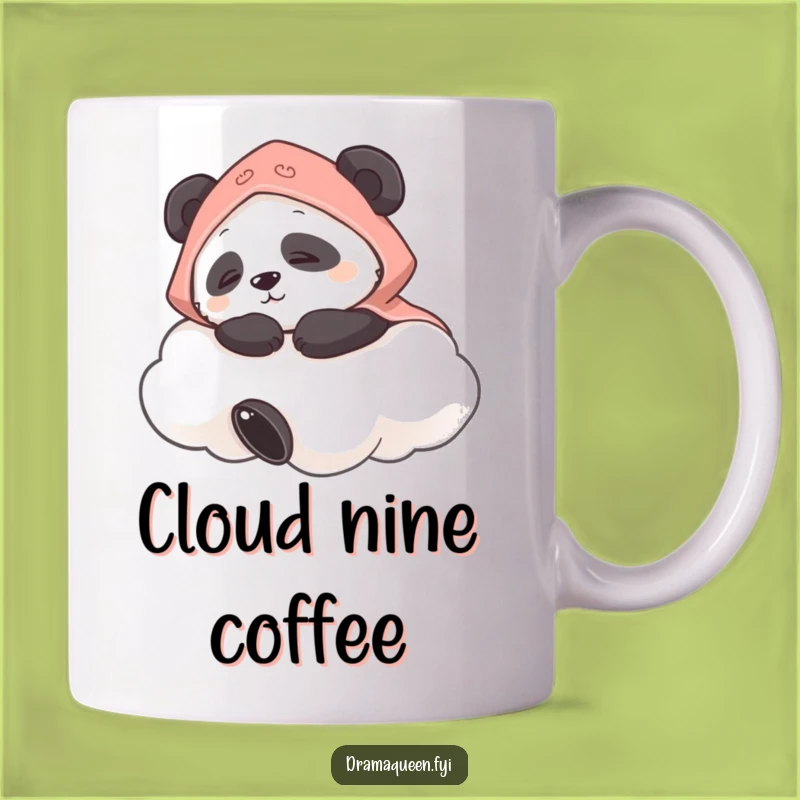 Funny Panda Cloud Mug: Hilarious Naptime Bliss, Perfect Funny Gift!