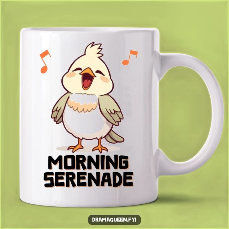 Funny Bird Singing Mug: A Comical Gift for Chirpy Personalities
