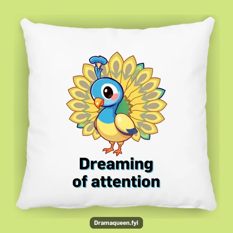 Funny Peacock Pillow: Cozy Tail Fan Accent Pillow Funny Gift