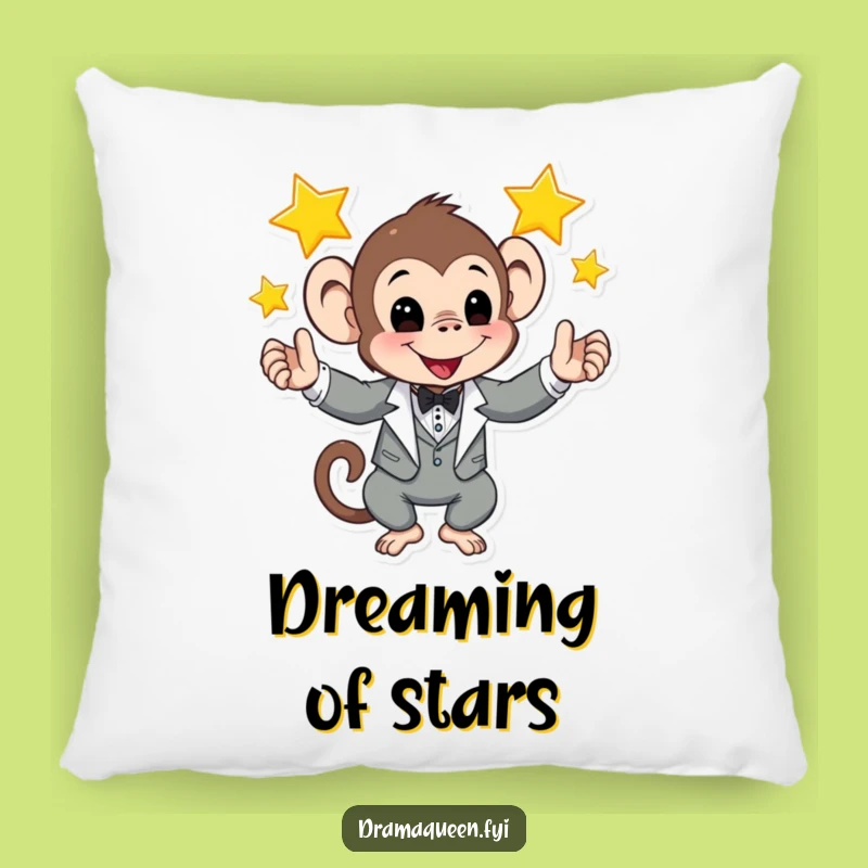 Funny Monkey Tuxedo Pillow: Cozy & Hilarious Comfort, Perfect Funny Gift!