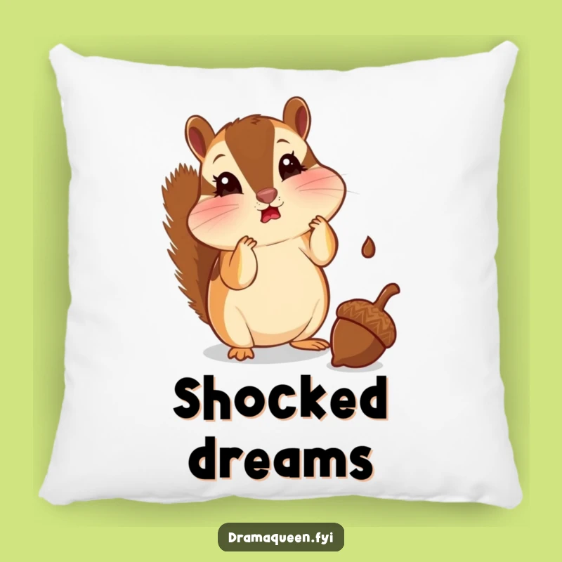 Funny Chipmunk Pillow - Shocked Face Comfort, Perfect Funny Gift