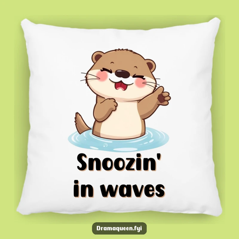Funny Otter Pose Pillow: Add Playful Comfort to Your Space