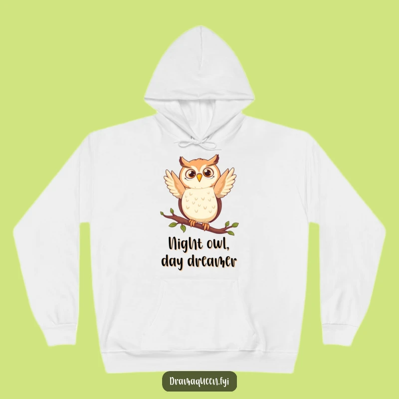 Funny Owl Hoodie: Dramatic Pose, Wise Delight, Cozy & Hilarious Gift