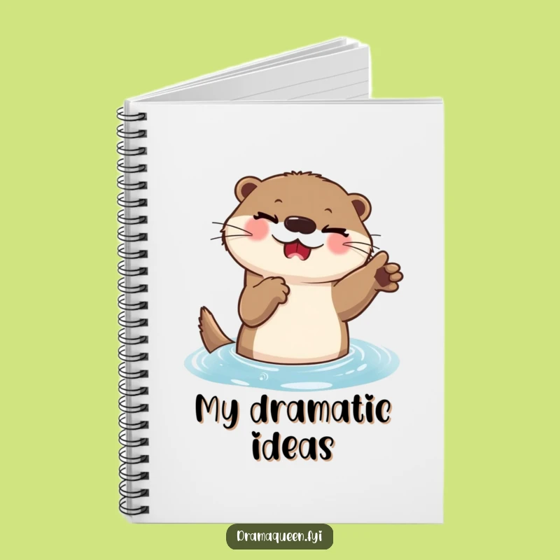 Funny Otter Pose Notebook: Jot Down Your Playful Ideas