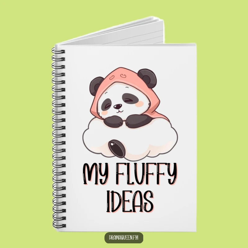 Funny Panda Cloud Notebook: Hilarious Journal for Ideas, Perfect Funny Gift!
