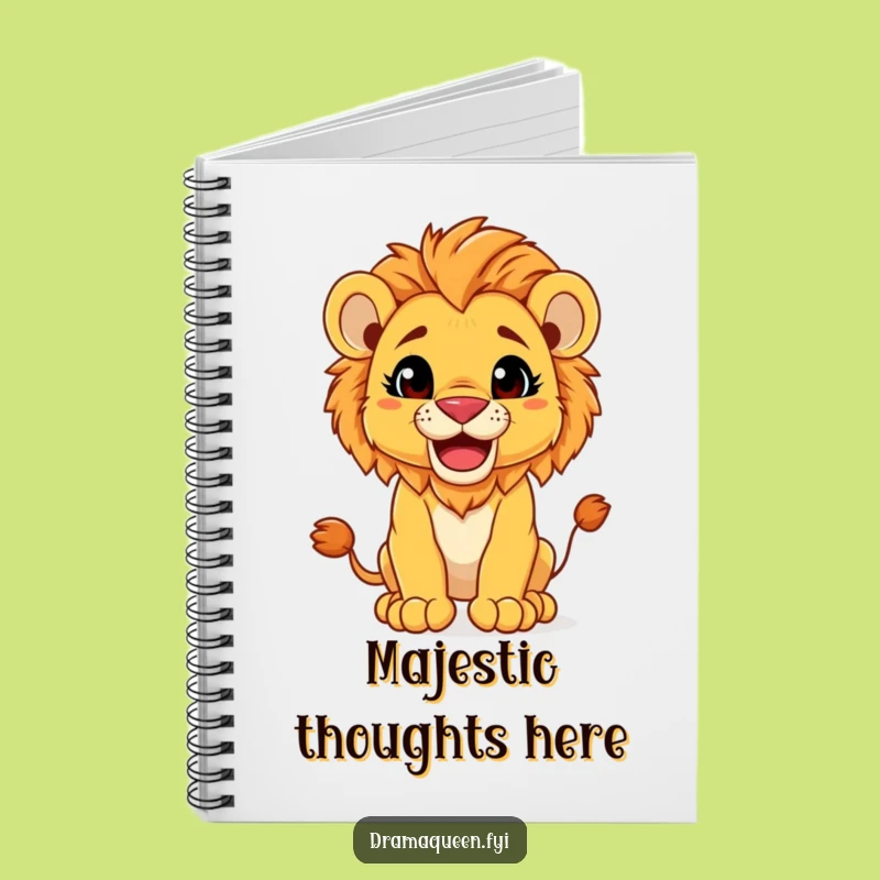 Funny Lion Cub Notebook: Regal Journal Funny Gift