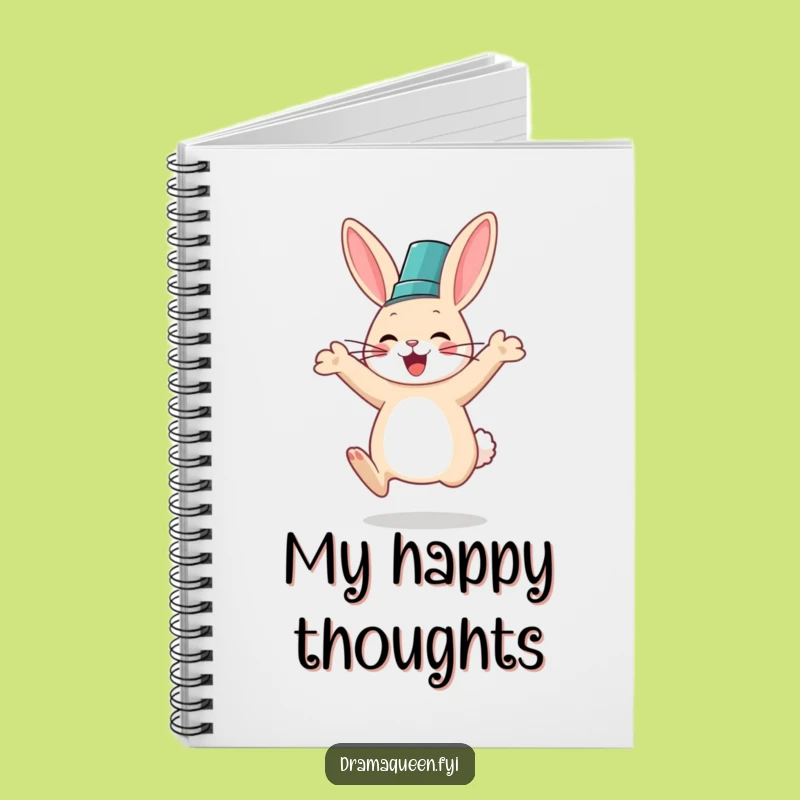 Funny Rabbit Fancy Hat Notebook: Hilarious Journal for Ideas, Perfect Funny Gift!