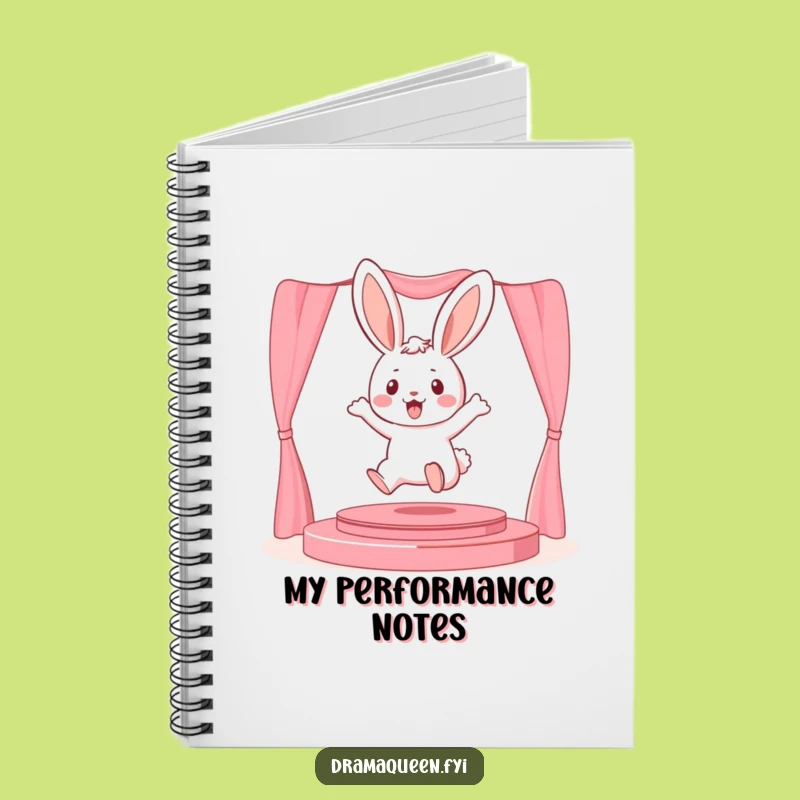 Funny Bunny Stage Notebook: Playful Journal for Aspiring Stars & Performers!