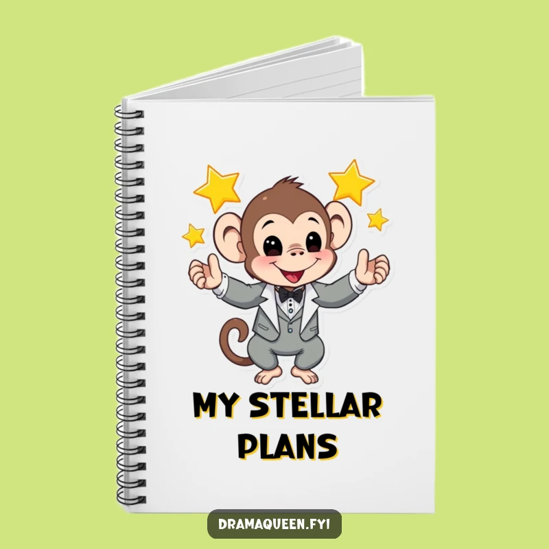 Funny Monkey Tuxedo Notebook: Hilarious Journal for Ideas, Perfect Funny Gift!