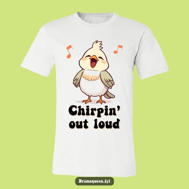 Funny Bird Song T-Shirt: Wear Your Comical Tune Boldly