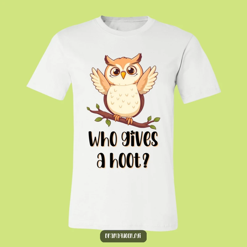 Funny Owl T-Shirt: Dramatic Pose, Wise Delight, Hilarious Animal Tee